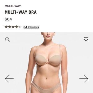 NWT SKIMS MULTI-WAY BRA UNDERWIRE BRA 34A